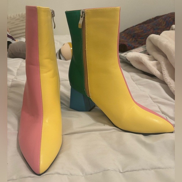 Multicolor boots!🩷💚💛💙 - Picture 3 of 3